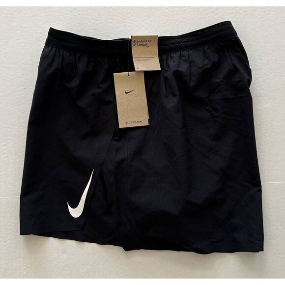 Nike CJ7840-010 Aeroswift ADV 4” Men's Sz XXL Running Racing Shorts Black - Picture 4 of 6